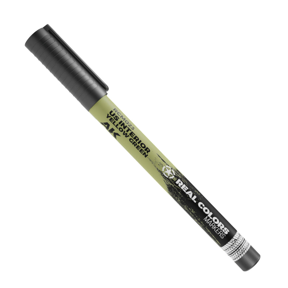 AK Interactive Real Colors Markers US Interior Yellow Green