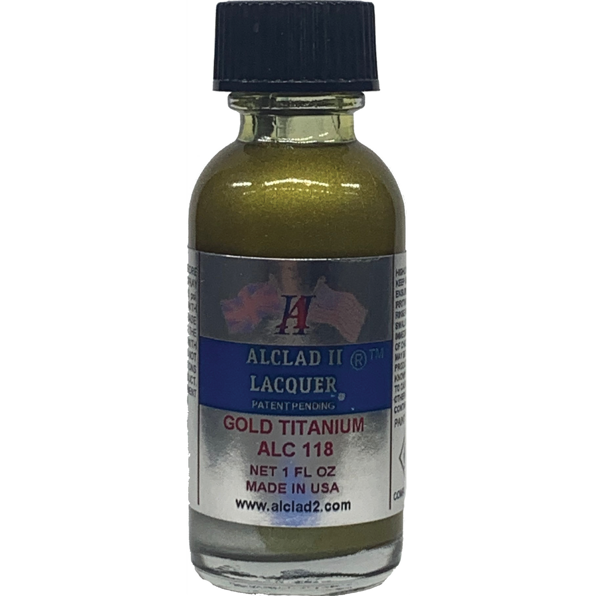 Alclad II Titanium Gold 1oz ALC118 - Fusion Scale Hobbies