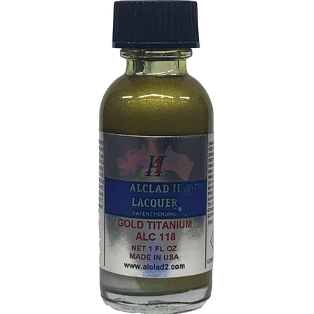 Alclad II Titanium Gold 1oz ALC118 - Fusion Scale Hobbies