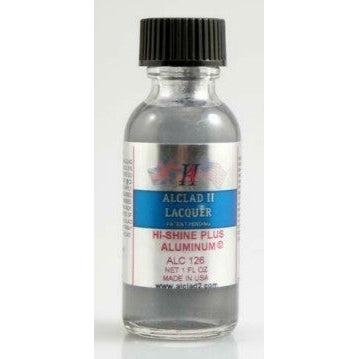 Alclad II Hi-Shine Plus Aluminum Lacquer 1oz ALC 126 - Fusion Scale Hobbies