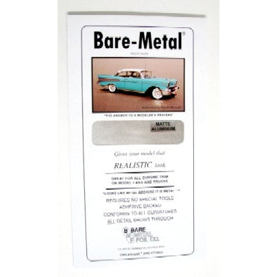 Bare Metal Foil 6 x 11 Thin Sheet Matte Aluminum Foil