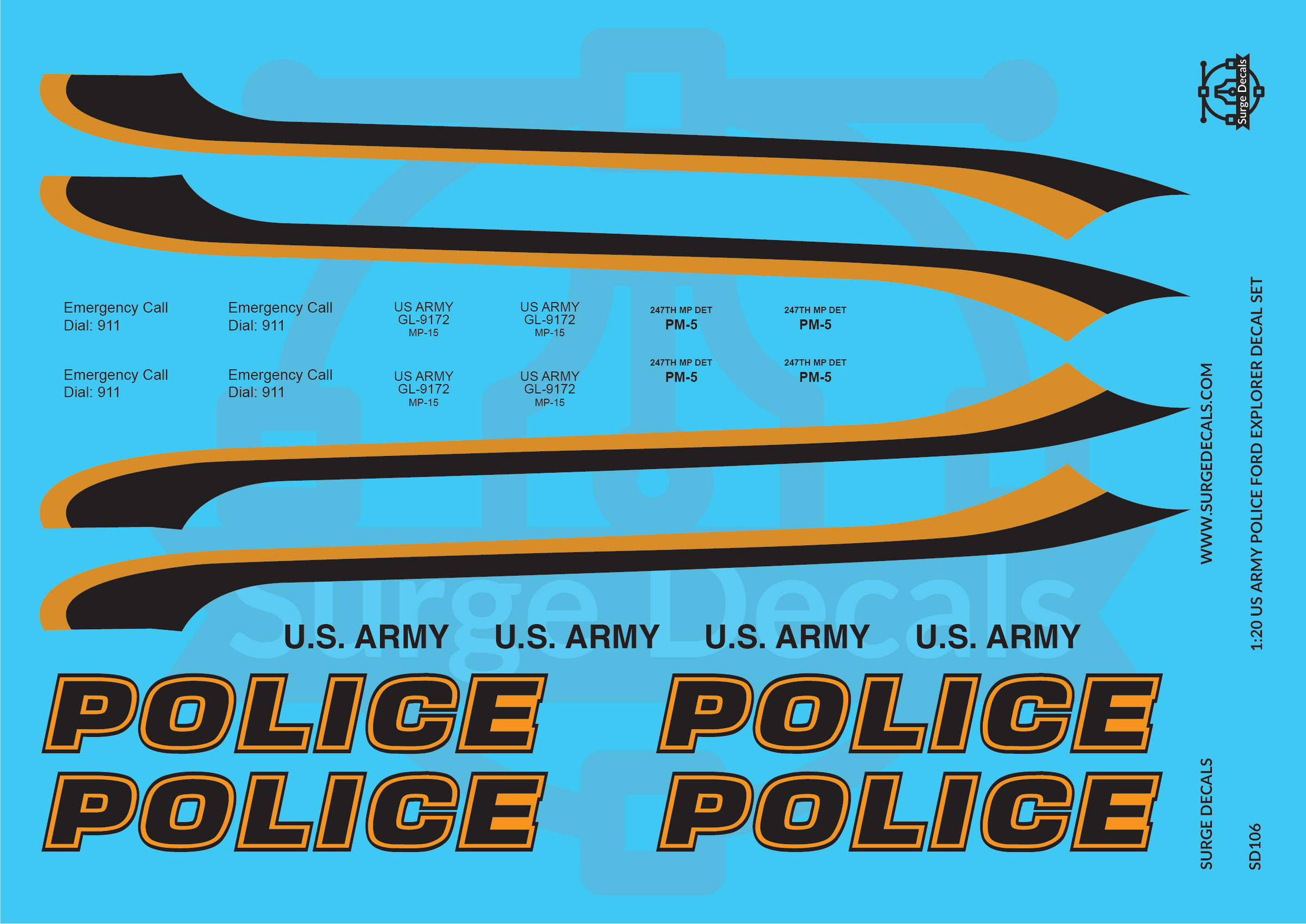 Police Car Decals – Print it Decals